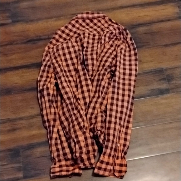 Urban outfitters - light flannel - cool peach vibes - Picture 3 of 3